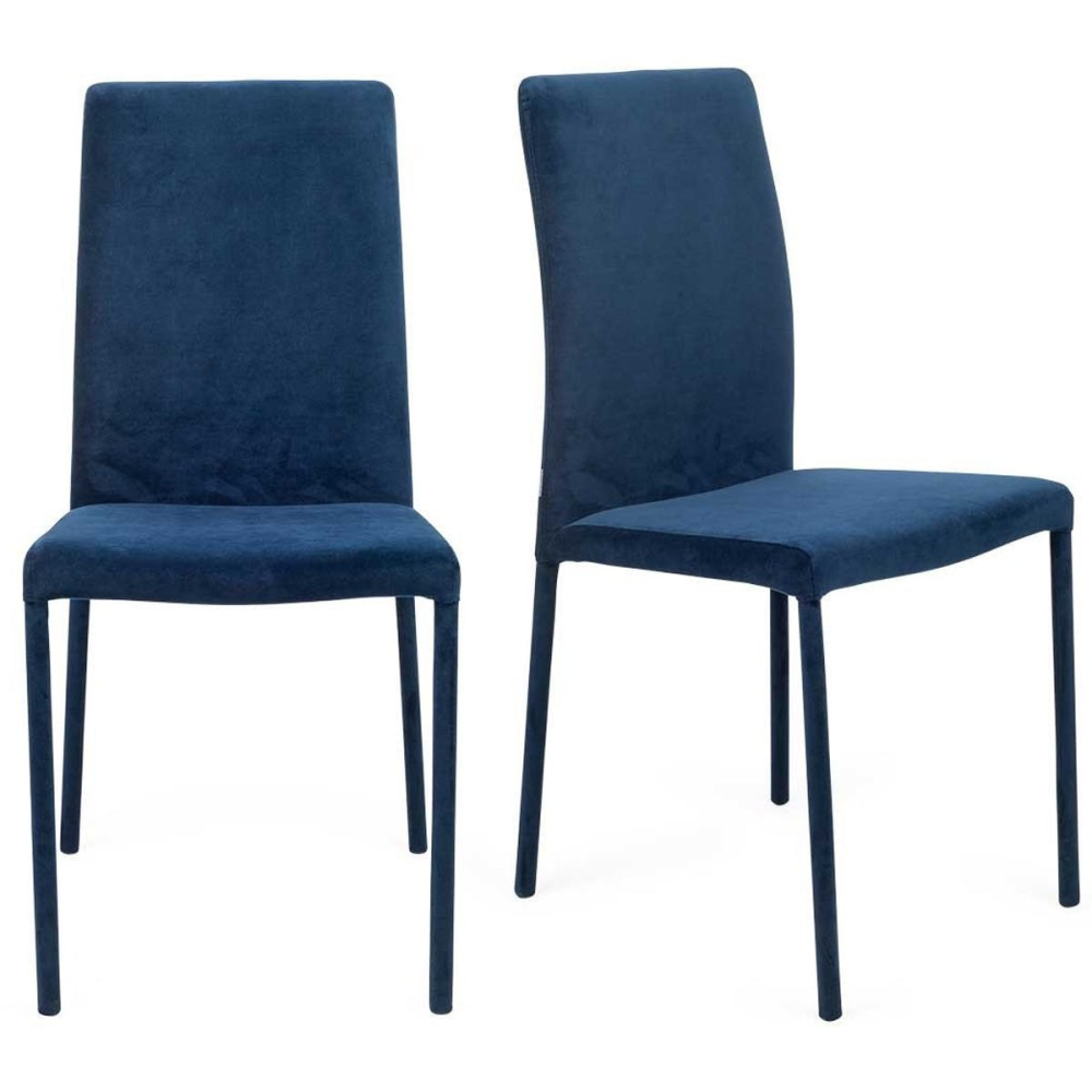 Bronte Pair of Dining Chairs, Indigo-0