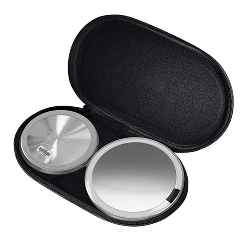 Mini sensor mirror, H29.8 x W14.5cm, Brushed Steel-3