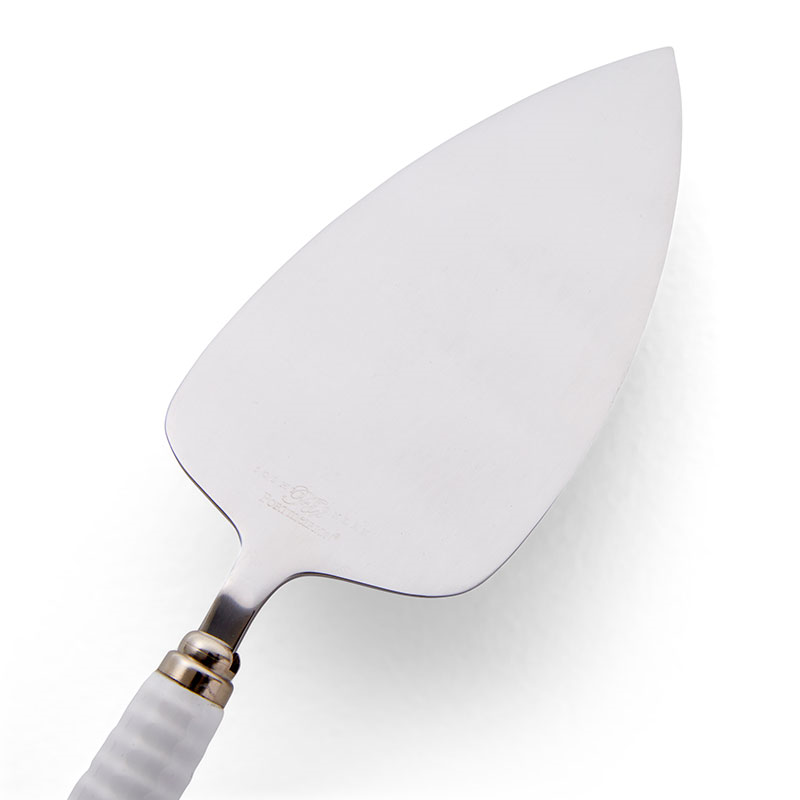 Cake Server, White/Silver-4