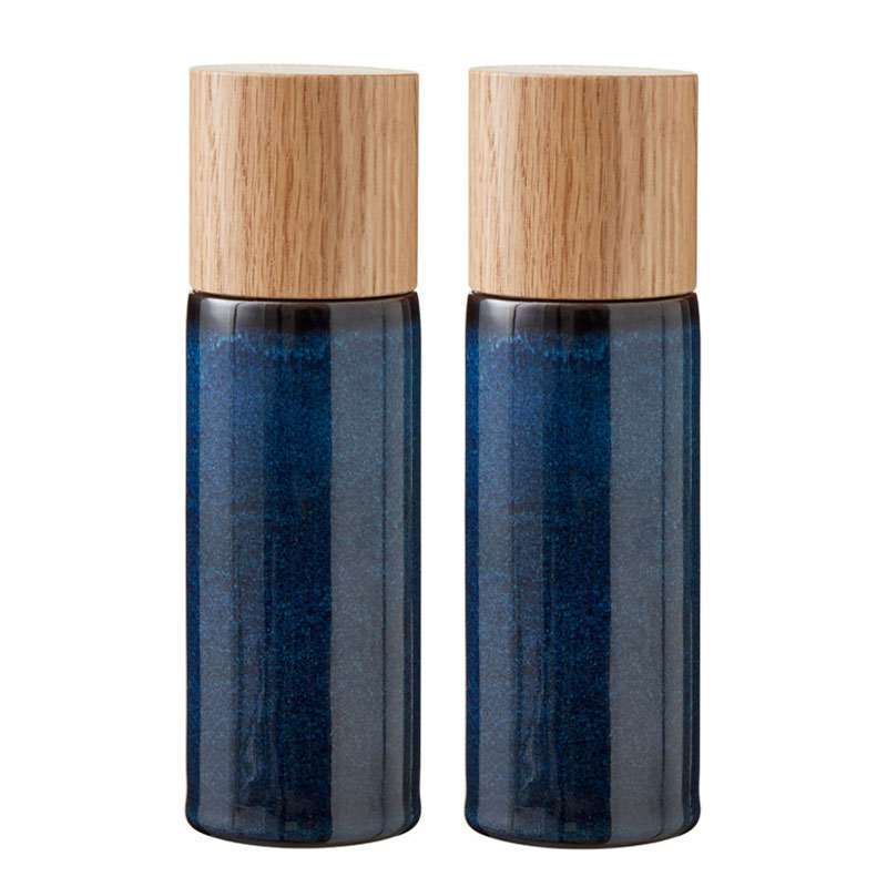 Gastro Salt and Pepper Mill, H17cm, Blue-2