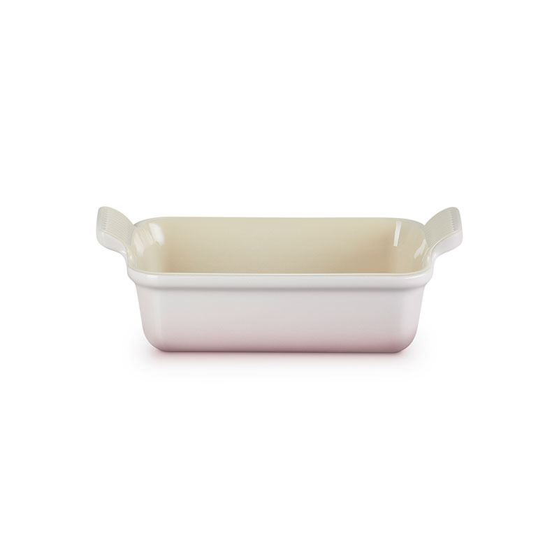 Stoneware Heritage Rectangular Dish, 19cm, Shell Pink-0