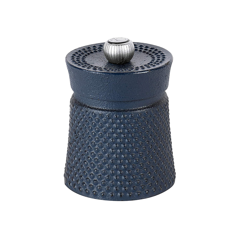 Bali Font Cast Iron Pepper Mill, Blue-0