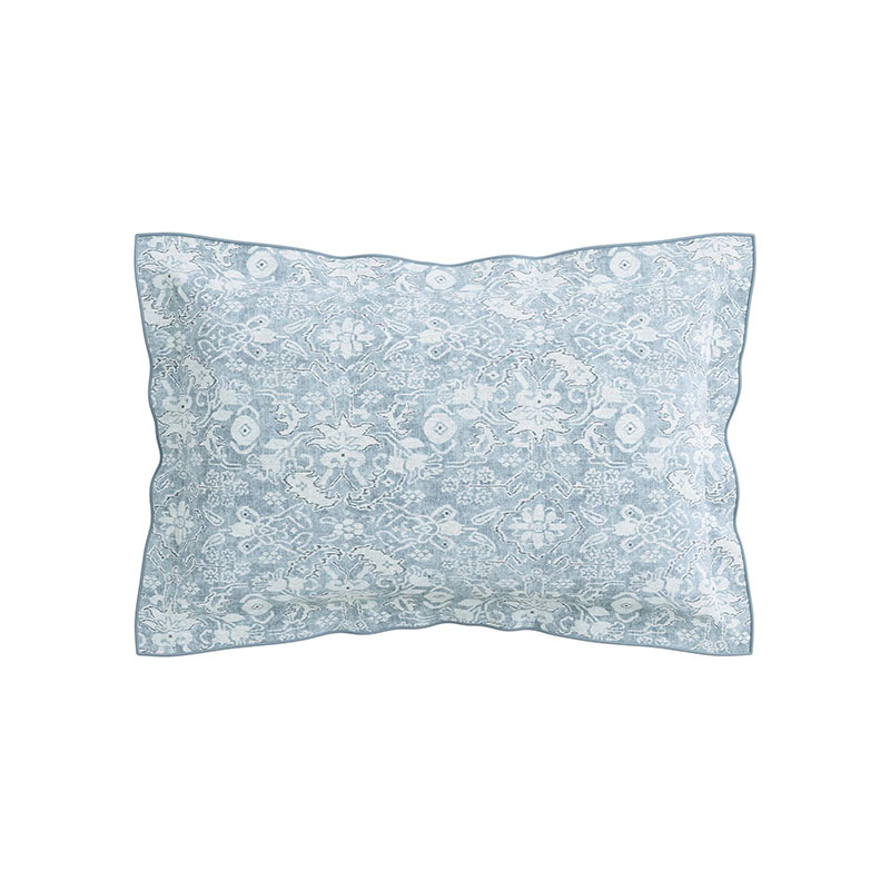 Saja Oxford Pillowcase, Duck Egg-1