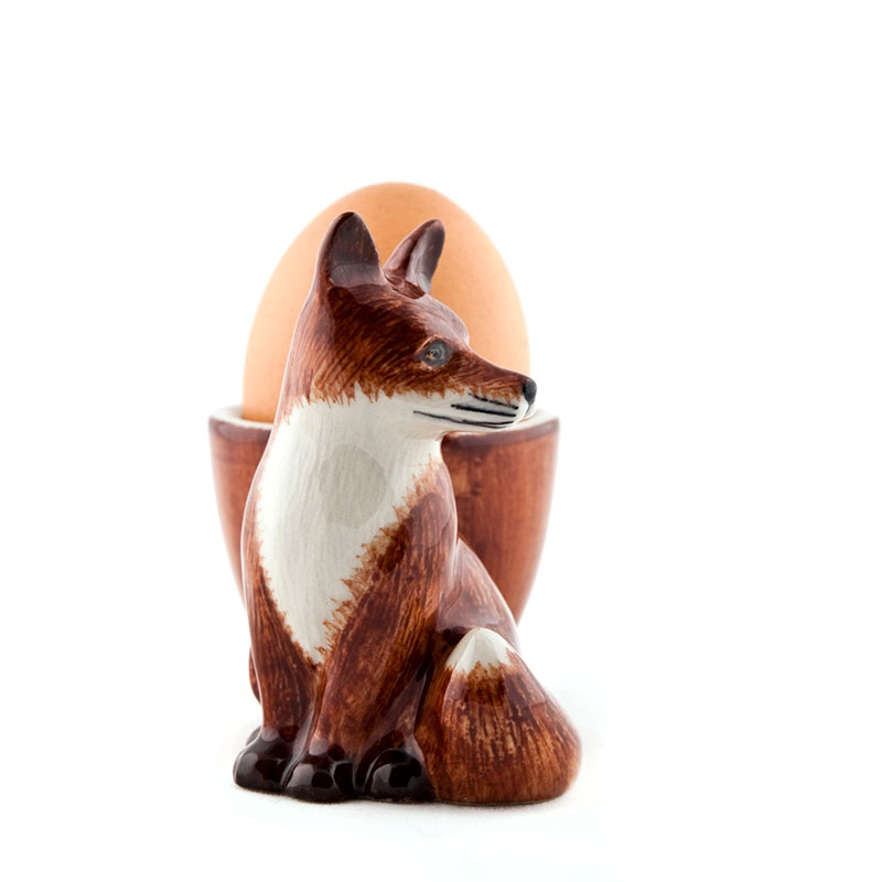 Fox Egg Cup, H8cm, Orange-1