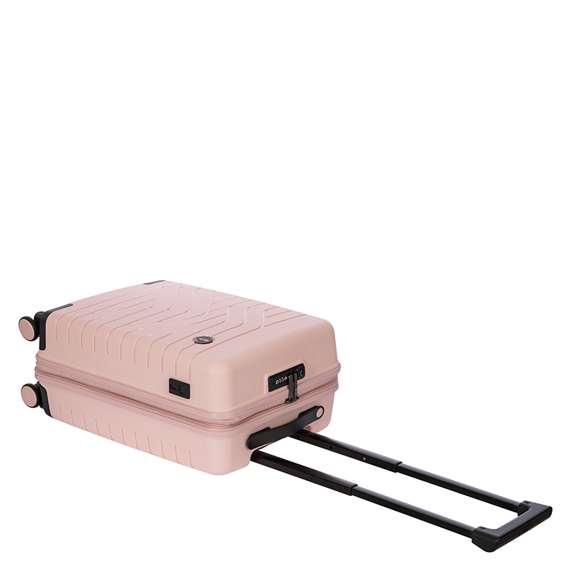 Ulisse Expandable Suitcase, H55 x W23 x L37cm, Pearl Pink-4