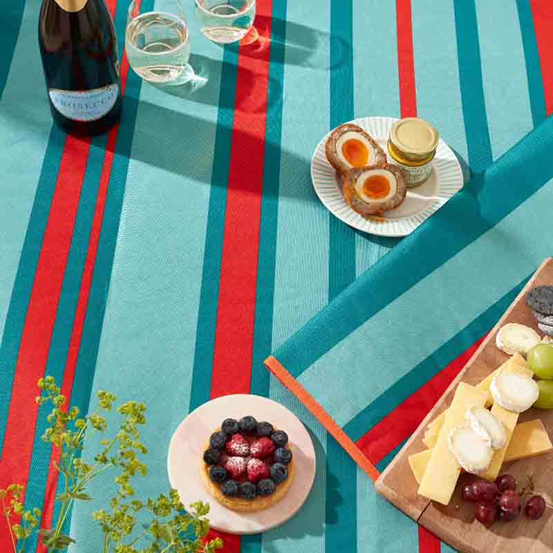 Fortnum's Picnic Mat, 145cm x 130cm, Eau de Nil-4