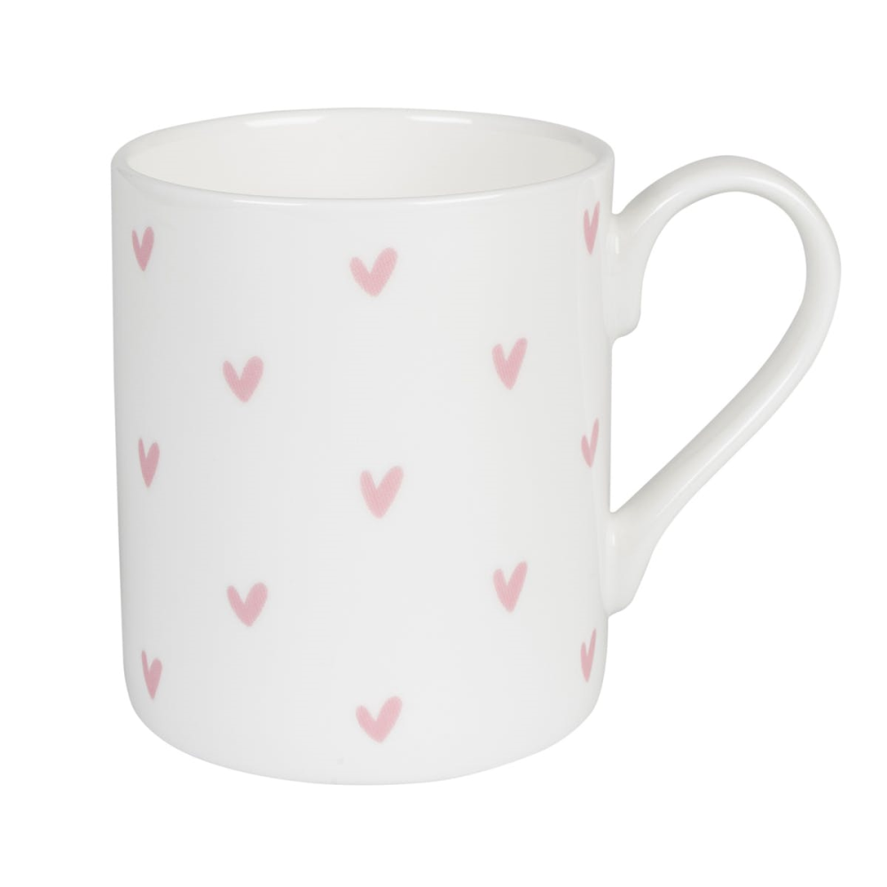 Pink Hearts Mug, 275ml-0