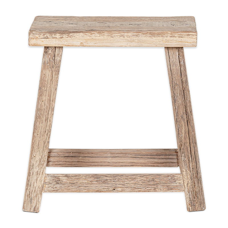 Ibo Reclaimed Wood Low Stool, Natural-5