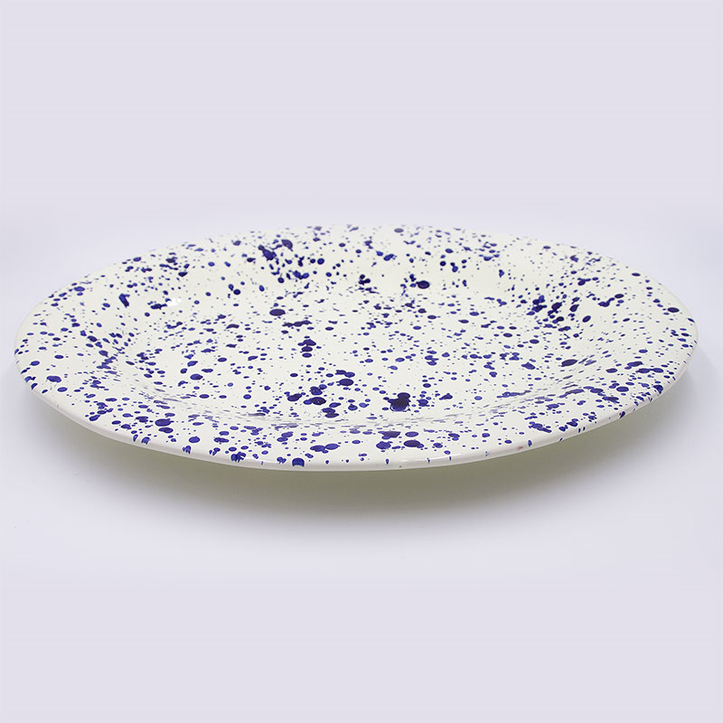 Splatter Serving Platter, 44cm, Blueberry-0