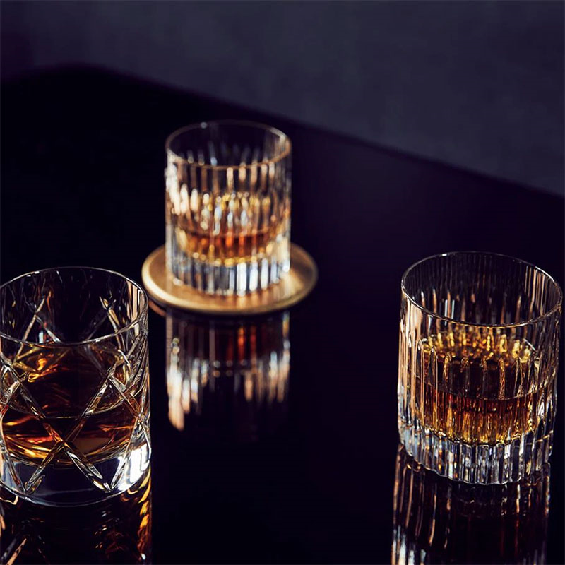 Connoisseur Aras Pair of Whiskey Glasses, 350ml, Clear-1