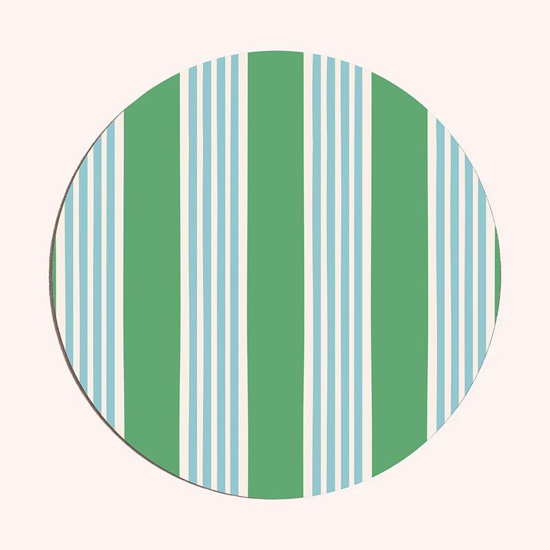 Amalfi Stripes Set of 6 Placemats, D29cm, Multi-4