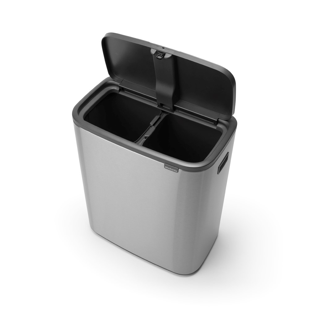 Bo Touch bin, 30 litre, Matt Steel Fingerprint Proof-7