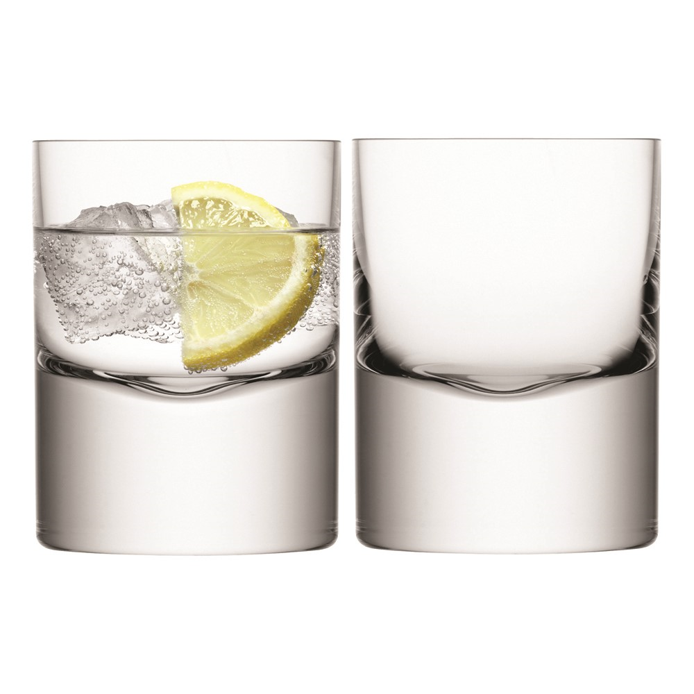 Boris Set of 2 Tumblers, 260ml, Clear-0