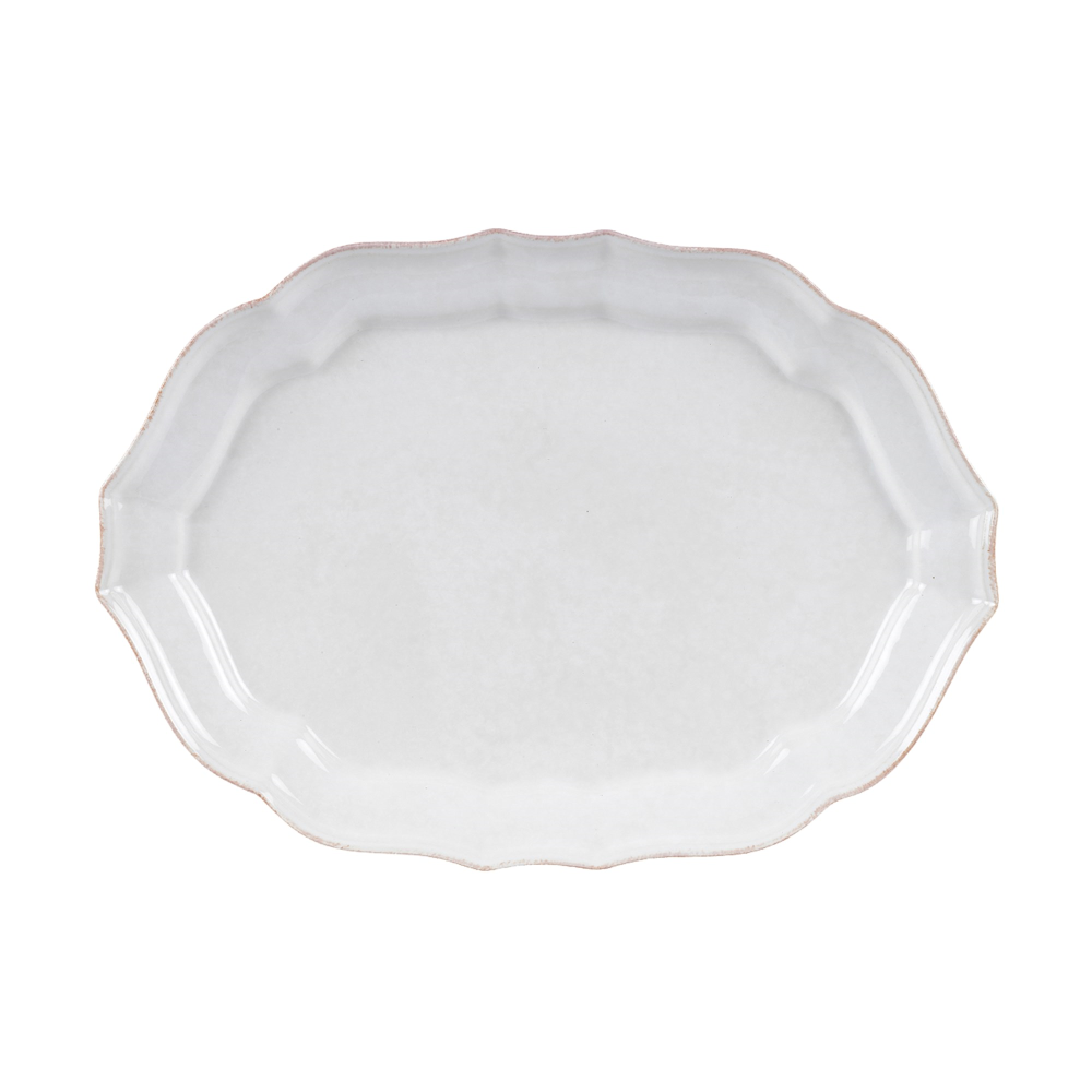 Impressions Large oval platter, white-0