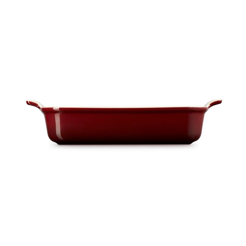 Stoneware Heritage Rectangular Dish, 32cm, Garnet-2