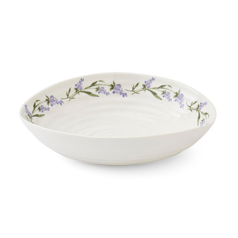 Lavandula Set of 4 Pasta Bowls, L23.5 x W21.5cm, Multi-2