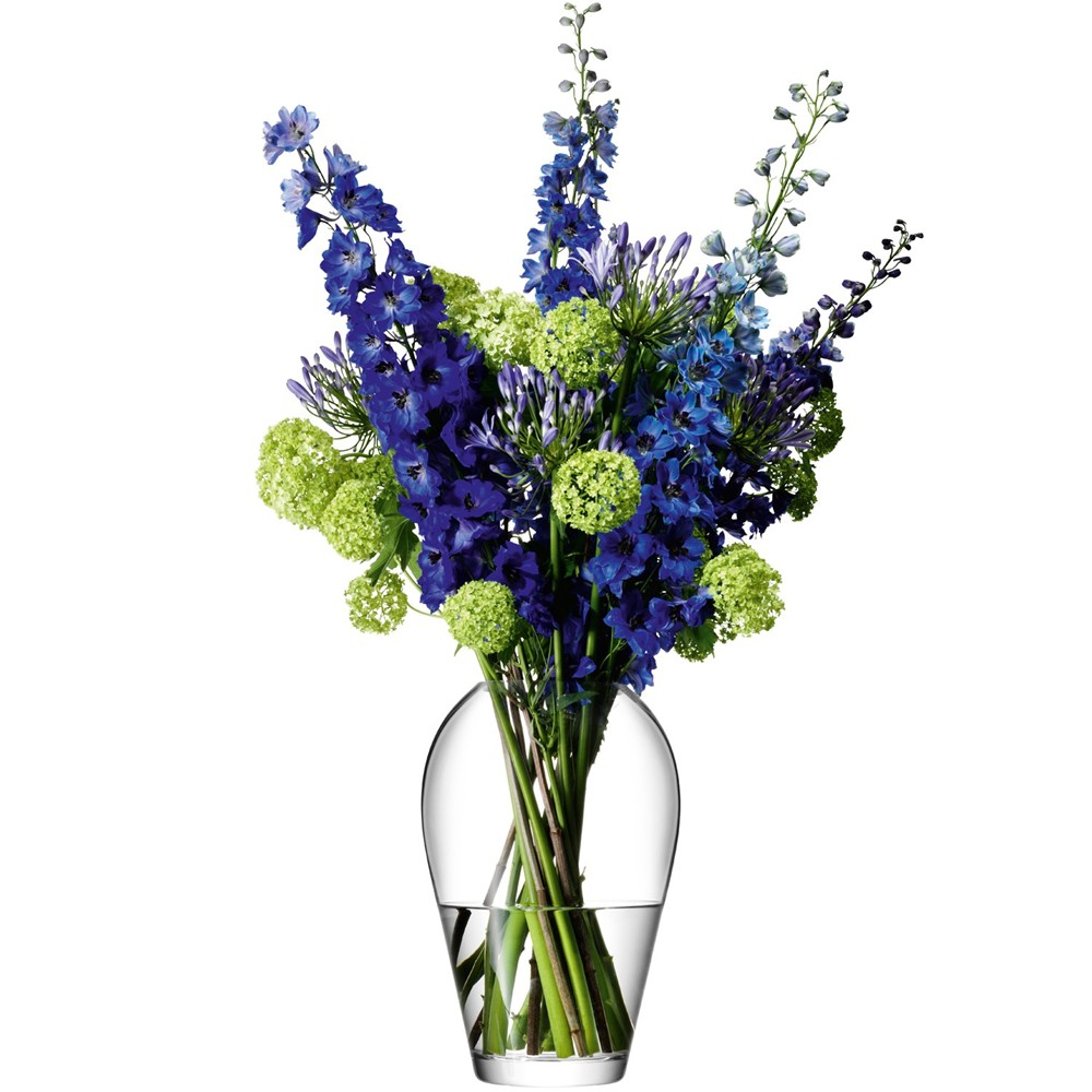 Flower Grand bouquet vase, 35cm, clear-0