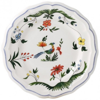 Gien- Oiseaux de Paradis, Side Plates, Set of 4-0