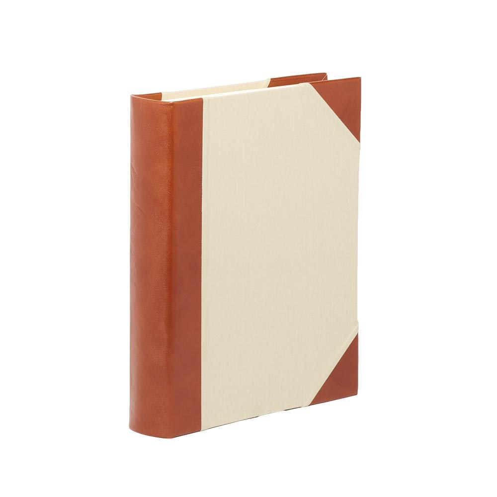 Half Bound Portrait 50 Page Photo Album, L31 x W24cm, Tuscan-0