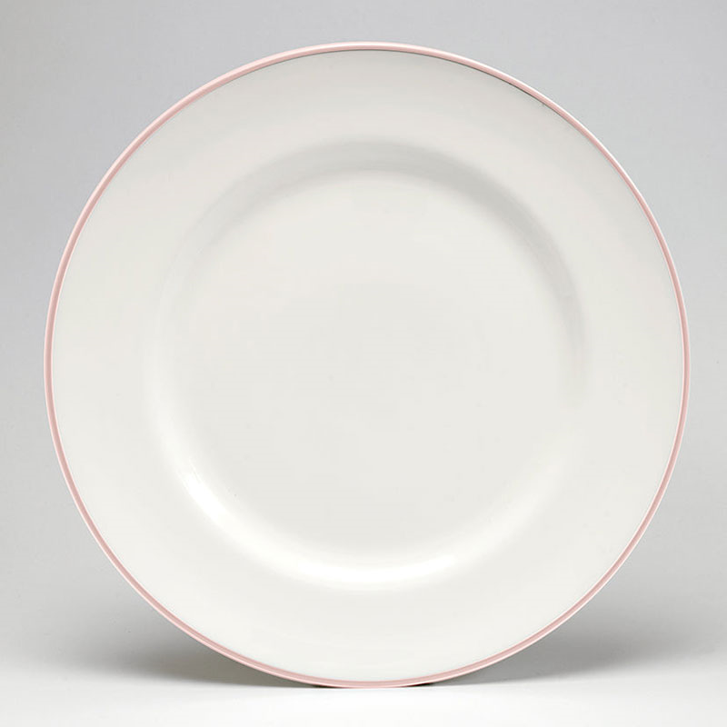 Dinner Plate, D26cm, Blush Rim-0