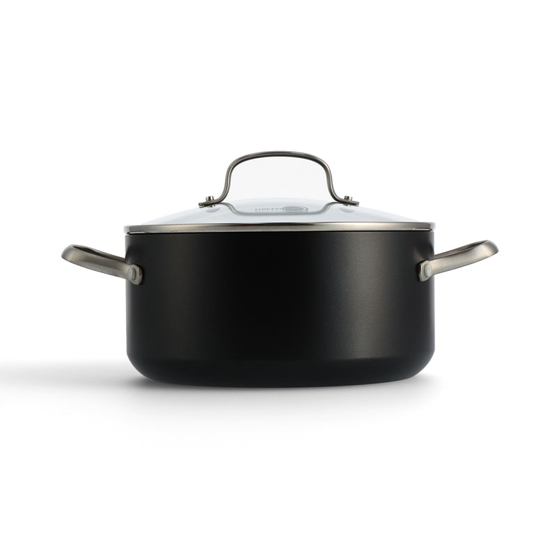 Copenhagen Non-Stick Casserole with Lid, 26, Black-2