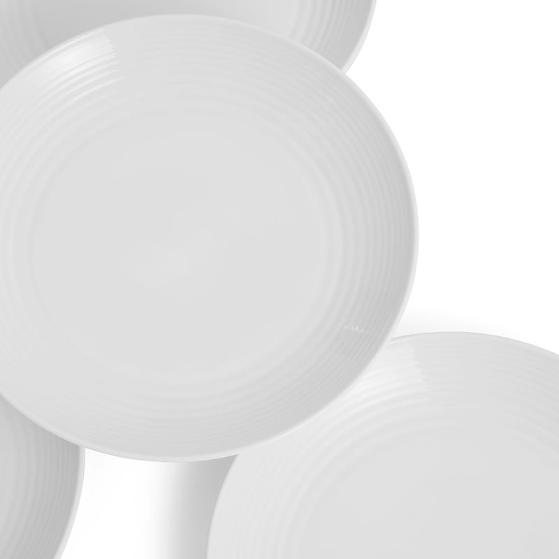 Gordon Ramsay Maze Set of 4 Plates, D22cm, White-3