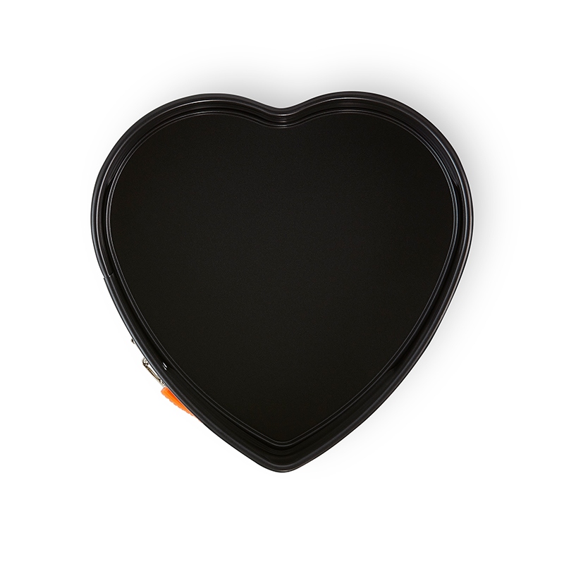 Bakeware Heart Springform cake tin, 25 x 24 x 7cm, Black-1