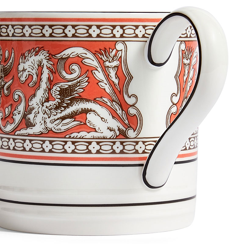 Florentine Mug, 326ml, Salmon-1