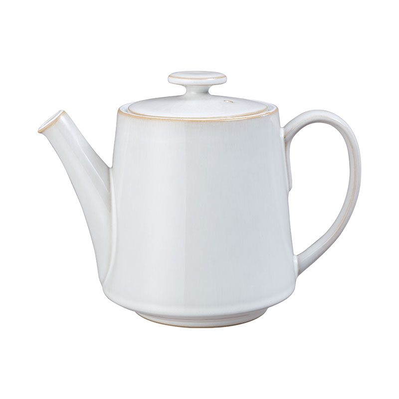 Natural Canvas Straight Teapot, 1.1L, Natural-0