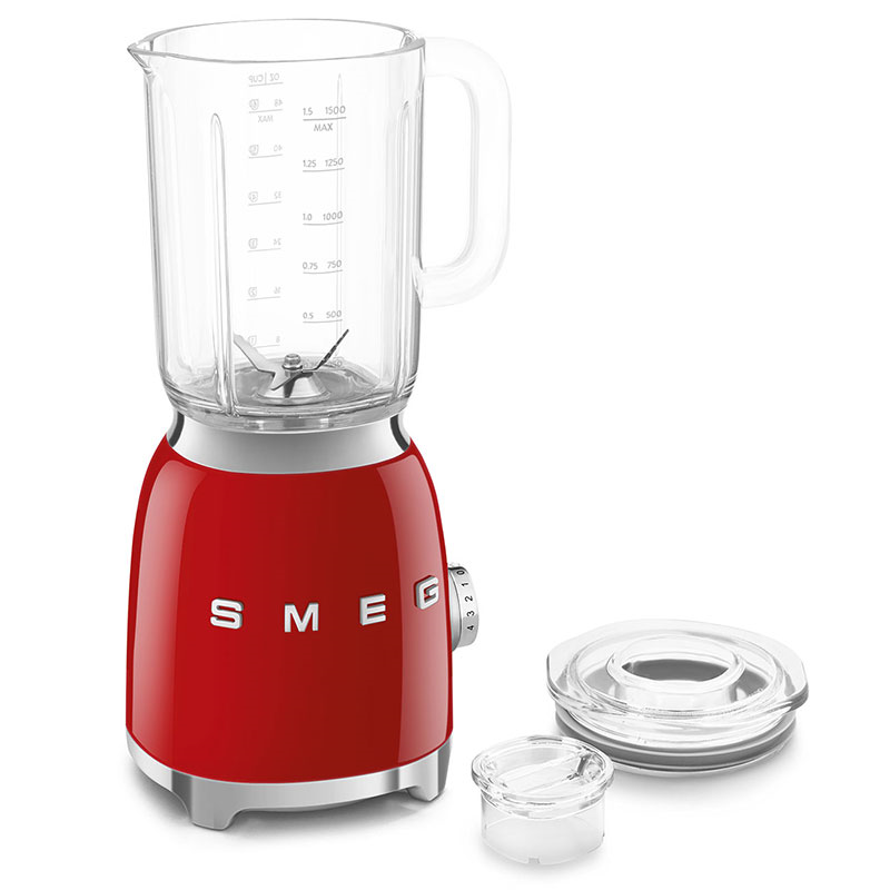 50's Style Jug Blender, 1.5L, Red-4