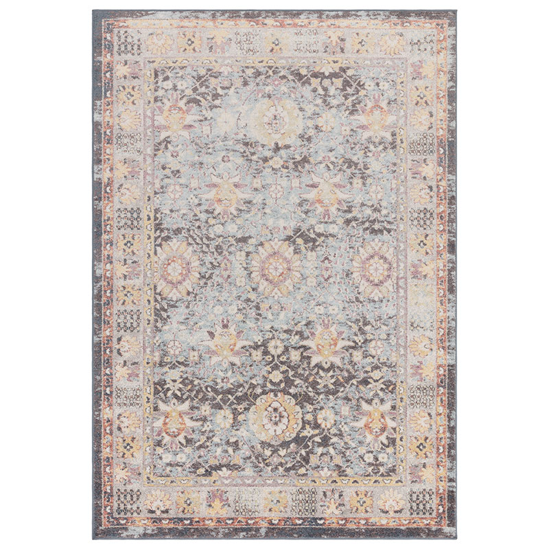 Flores gita classic persian border rug, 160 x 230cm, Multi-0