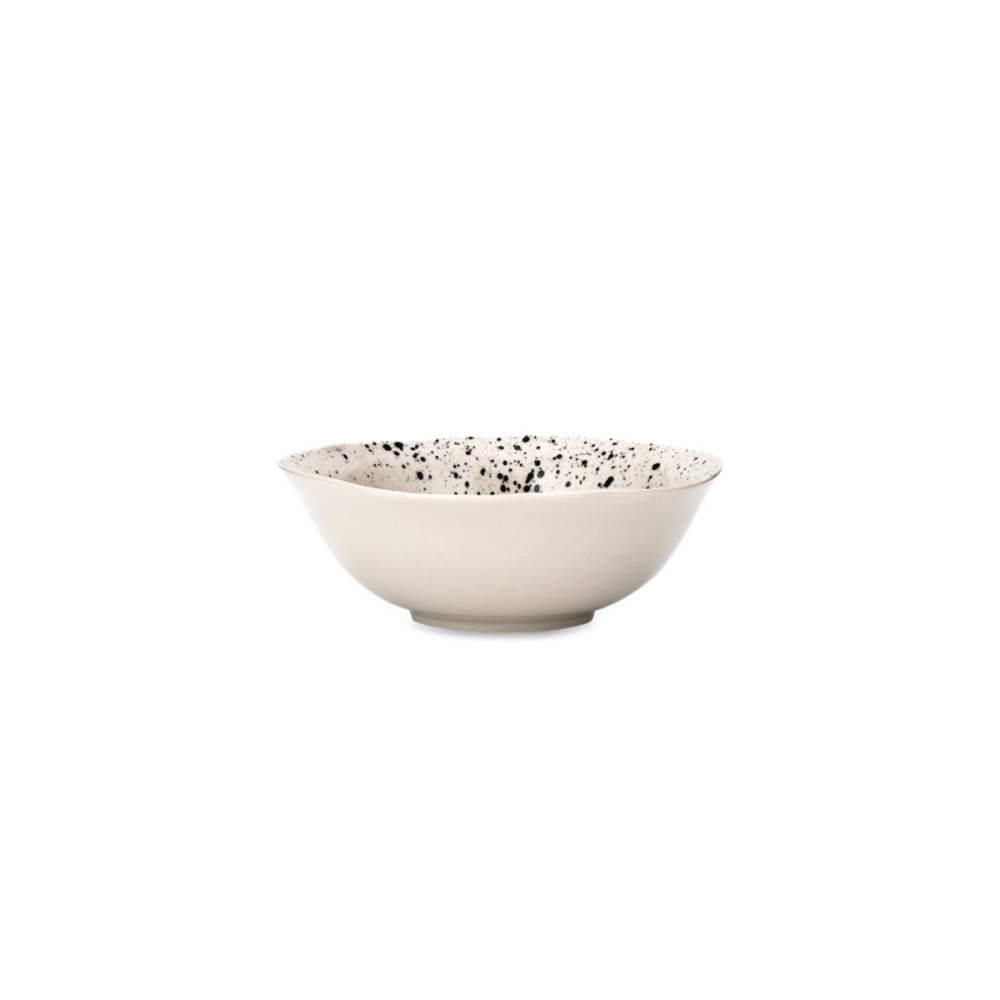 Ama Splatter Bowl, D16.5cm, White-1