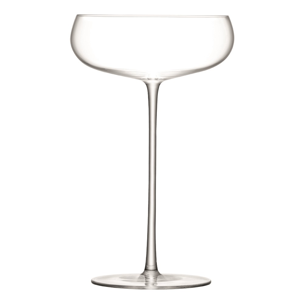 Wine Culture Pair of champagne saucer, 320ml, clear-1