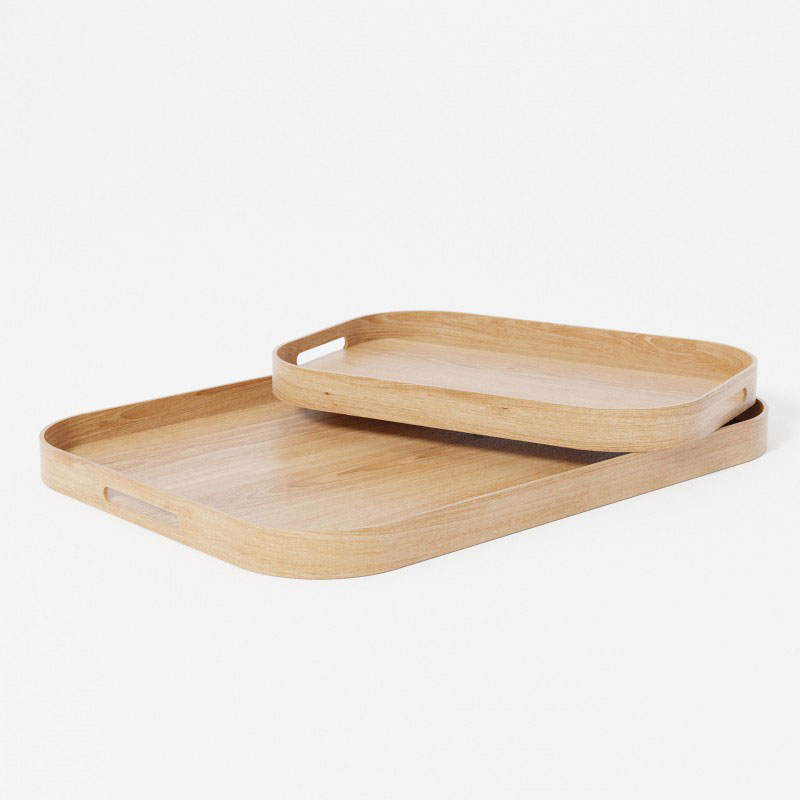 Bellhop 558 Rectangular Tray, Oak-4