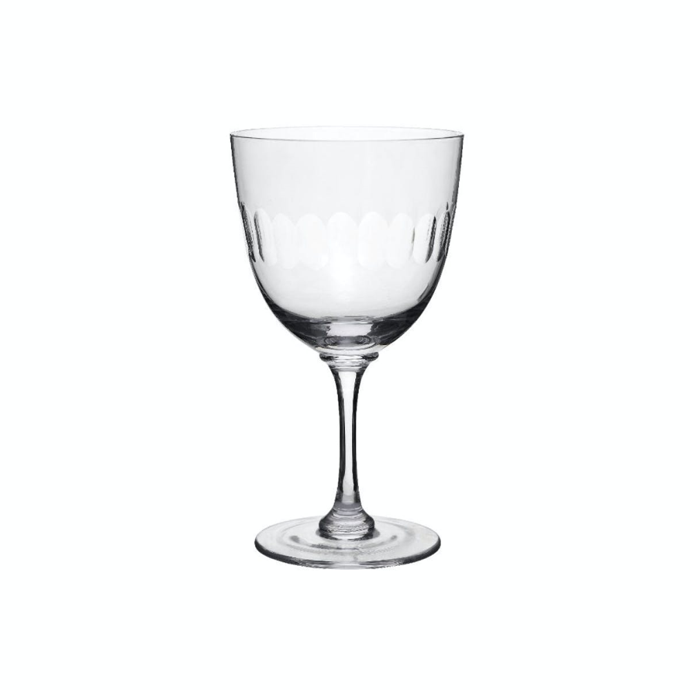 Lens Set of 6 wine glasses, 250ml, Crystal-0