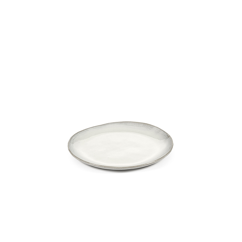 La Mère Set of 2 Plates, D18cm, Off White-0