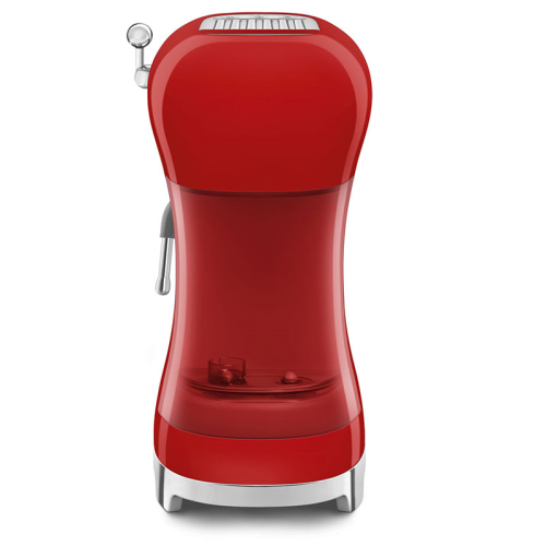 50's Style Espresso Coffee Machine, Red-7