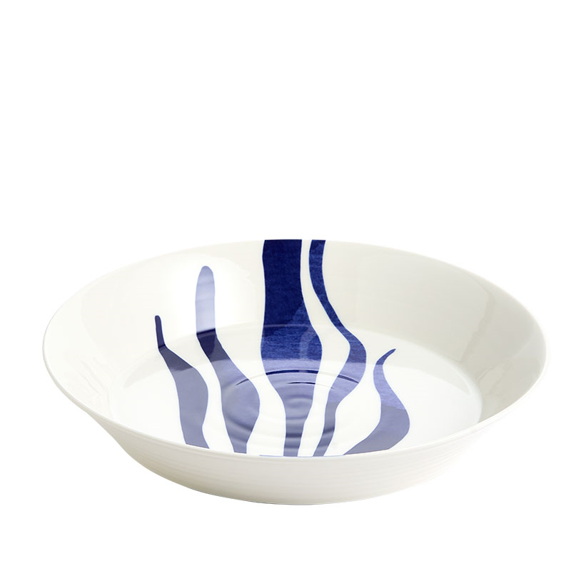 Pacific Low Serving Bowl, D32cm, Blue-1