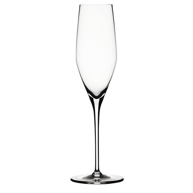 Authentis Set of 4 Champagne Flutes, 190ml, Clear-1