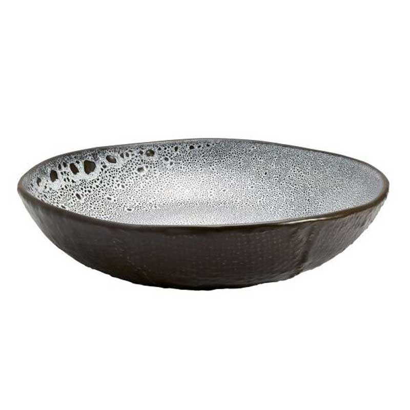 Lava Pasta Plate, D23cm, Dark Grey-0