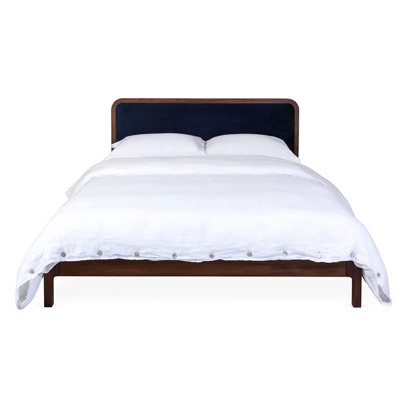 Artie King Size Bed, Walnut-0