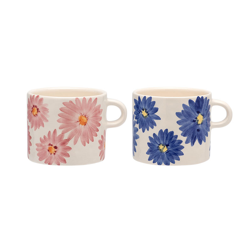 Cherished Moments Set of 2 Mugs, 500ml, Blue & Pink-1