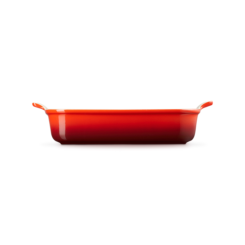 Stoneware Rectangular dish, 32 x 28cm - 3.85 litre, Cerise-3