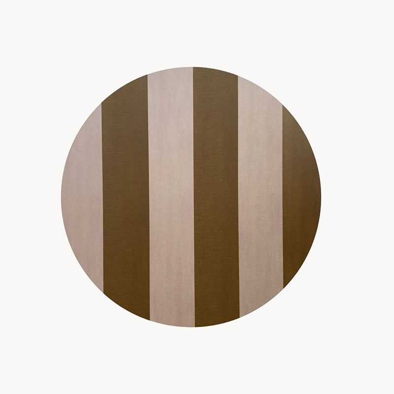 Stripe Placemat, D28cm, Ochre-1