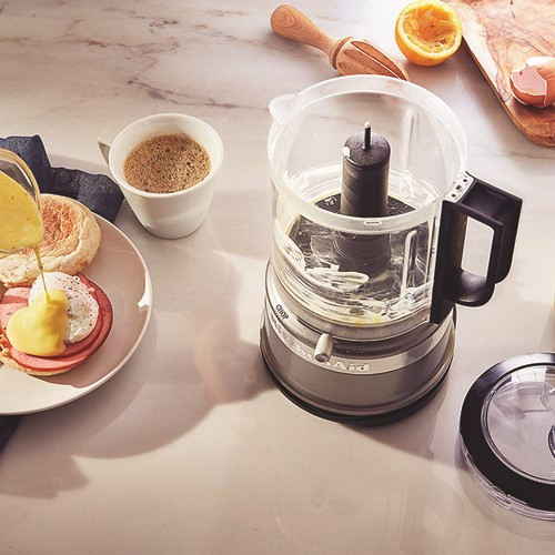 Mini Food processor, 830ml, Contour Silver-2