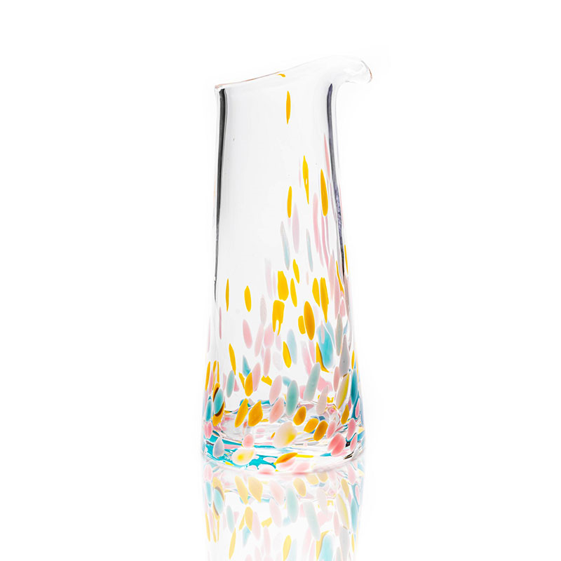 Confetti Carafe, 1L, Rosa, Yellow, Turquoise & Blue-0