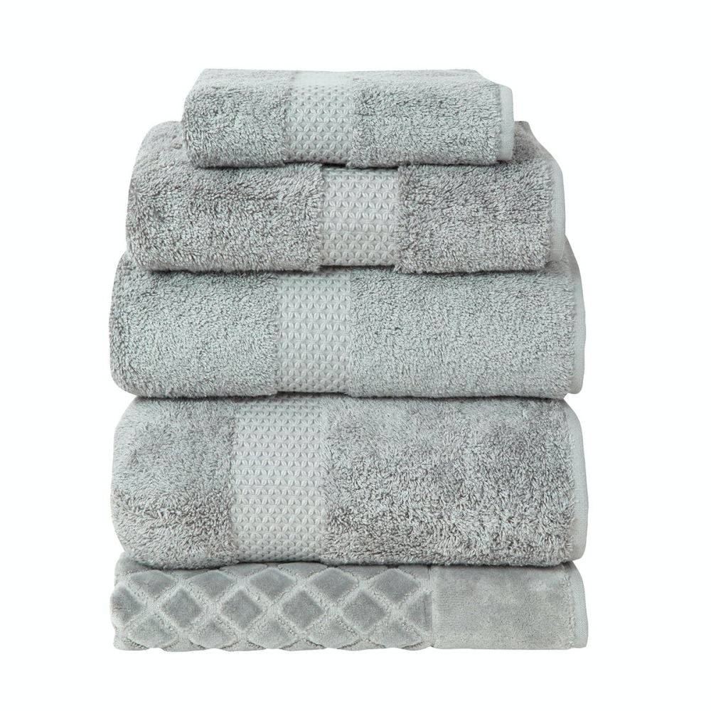 Etoile Guest towel, 45 x 70cm, Platine-0