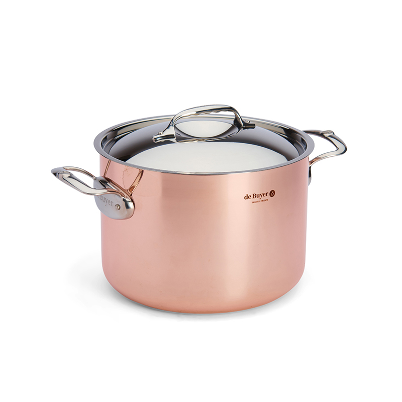 Prima Matera Casserole with Lid, 24cm, Copper-0