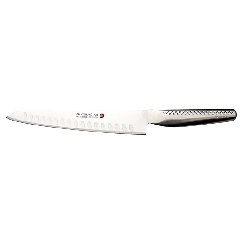 Ni Fluted Carving Knife/Slicer, 21cm, Silver-0