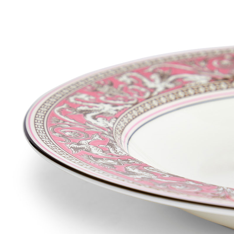 Florentine Rim Soup Bowl, D22.8cm, Fuchsia-3